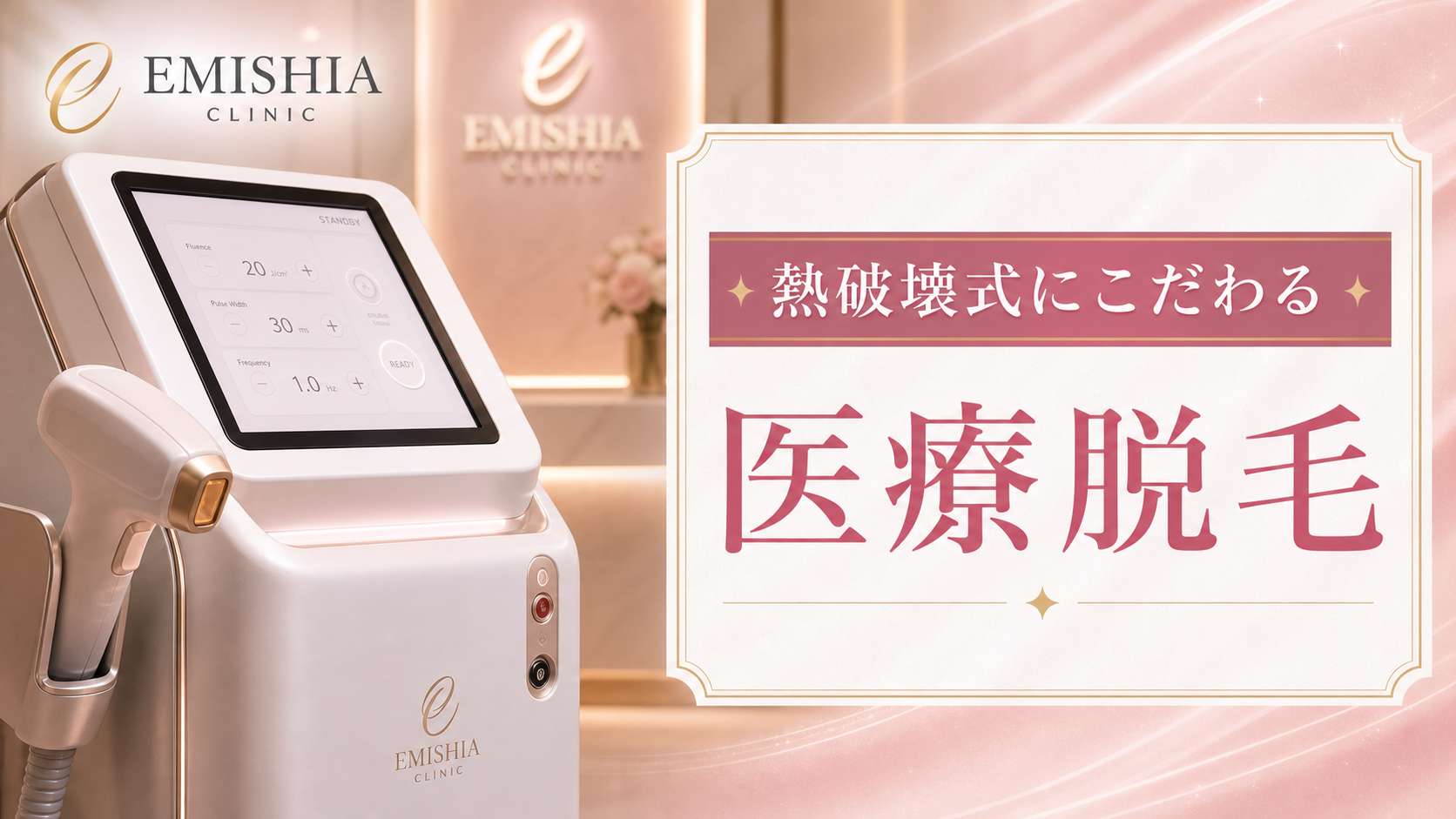 エミシアクリニックのおすすめポイント2: ジェントルマックスプロ系で施術